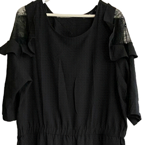 SIGNATURE Reitmans 2X Black Dressy Romper